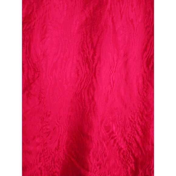 Chico's Beautiful Red 100% silk long sleeve button up blazer Women's Size 1 (8) - Picture 6 of 9